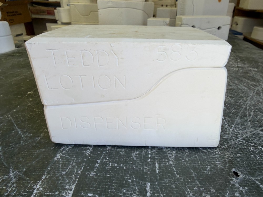 VINTAGE BOOTHE CERAMIC MOLD #TEDDY BEAR SOAP DISPENSER