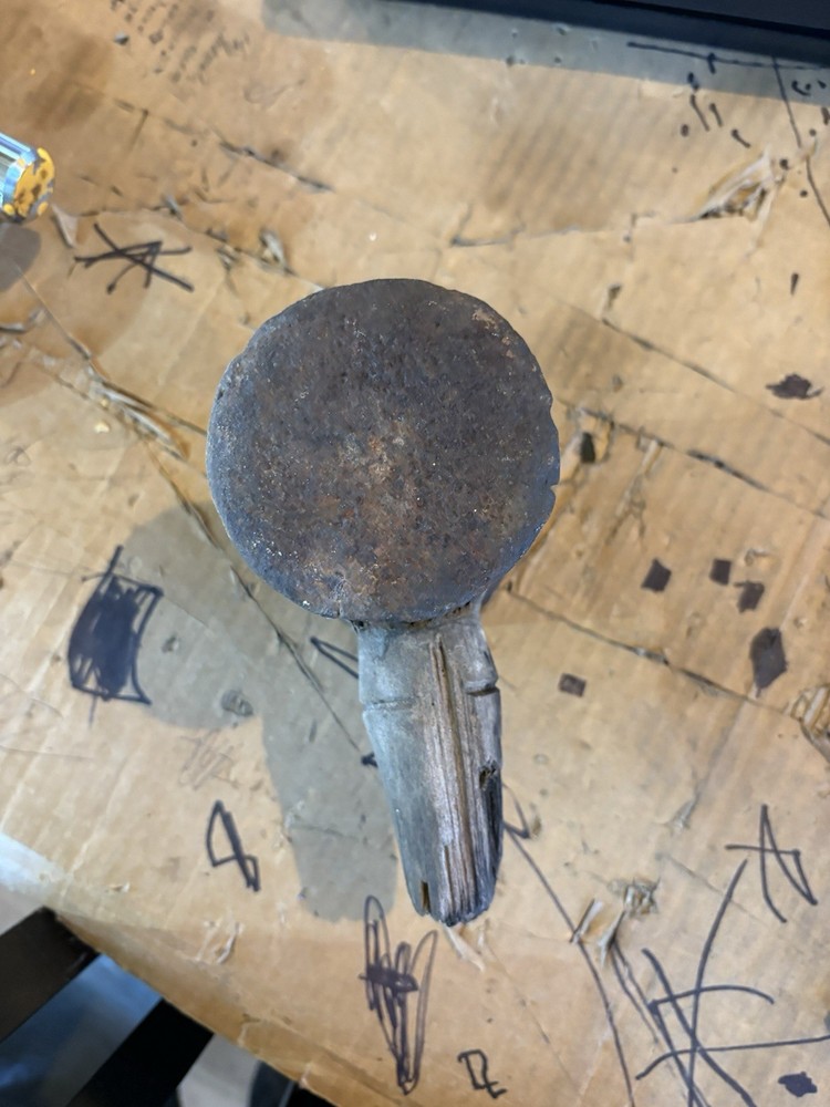 9.5 Lb Hammer Head Round Older Style Broken Handle