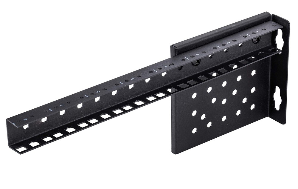 19 Inch Vertical Ends Wall Mount Rack Server Rack With Hardware Black 4U