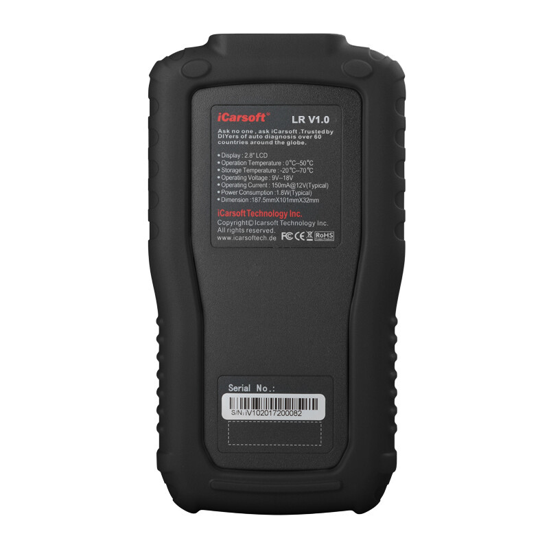 LAND ROVER JAGUAR DIAGNOSTIC SCANNER TOOL ABS SRS CODE READER iCarsoft LRV1.0