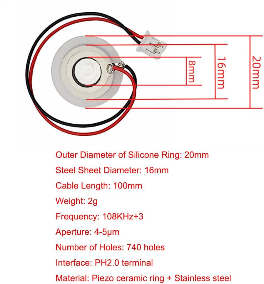4Pcs USB Humidifieration Atomization Disc Mirco Interface Atomization Drive Circ