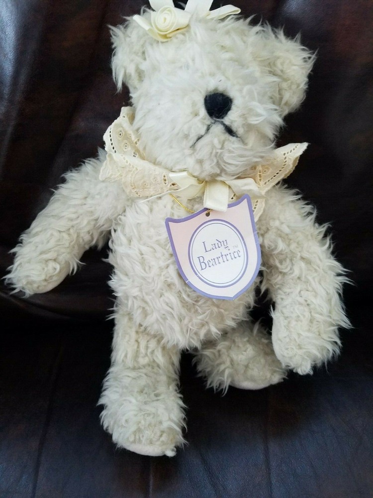 *nabco fluffy Bear muffy lady beartrice 13"