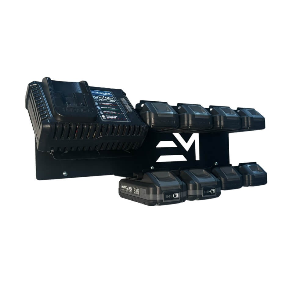 Hercules 20v Battery Organizer Charging Station