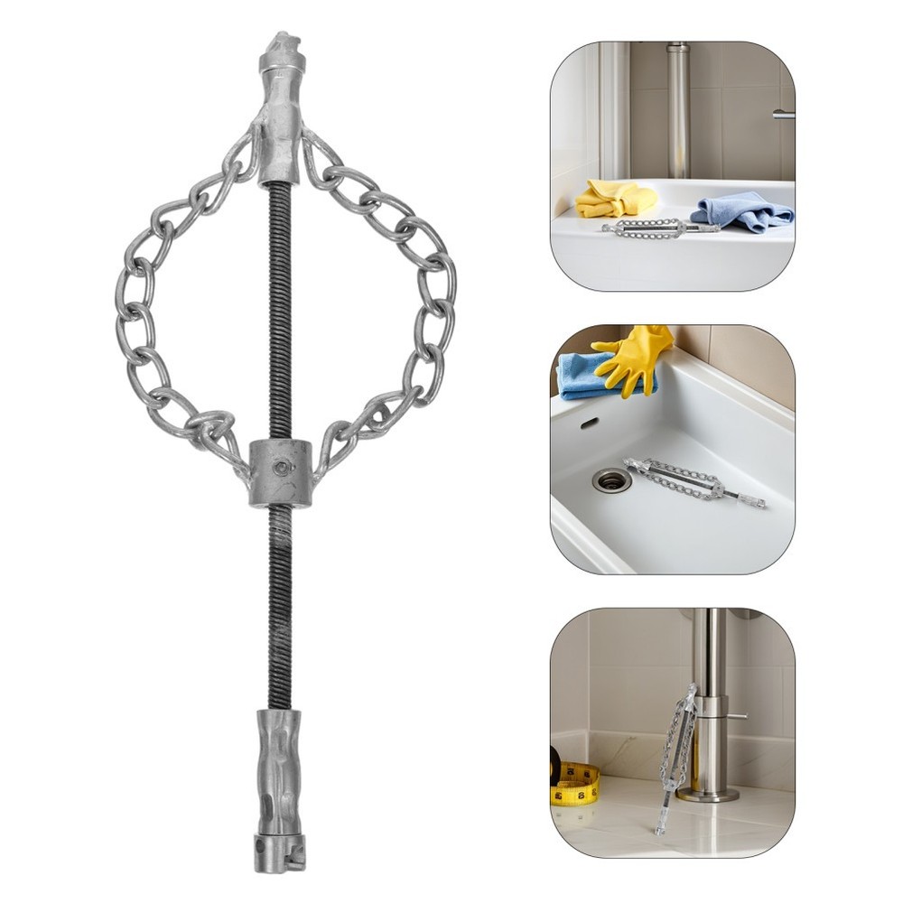 Sewer Cleaning Chain Blockage Clearing Tool Knocker Drain Cleaner