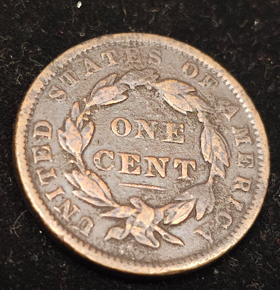 1837 Coronet Head Large Cent- Fine condition