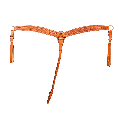 Genuine Billy Cook Hand Tooled Breast Collar
