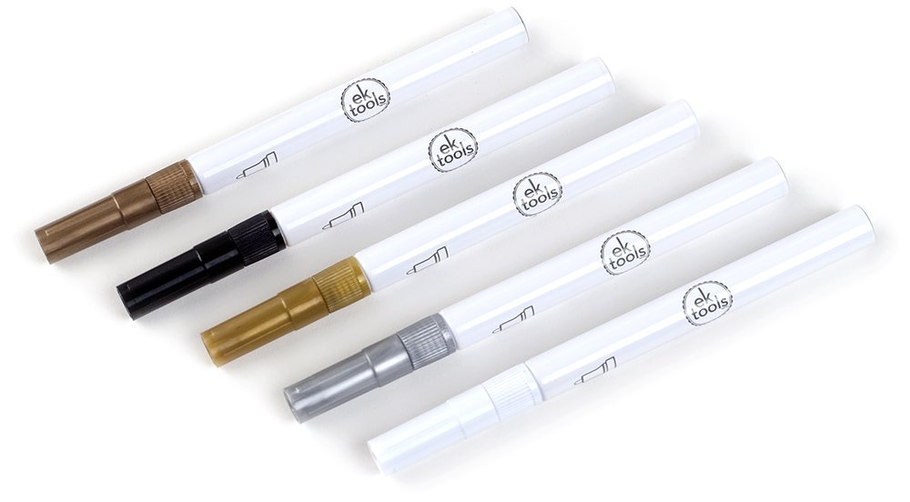 Ek Tools Paint Markers – Metallic, Fine Point - 5pk