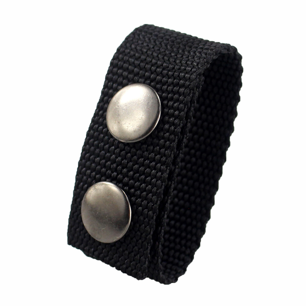 4 Pack Nylon Duty Belt Keeper Double Snaps Work Security Tactical Belt 2.25 Inch