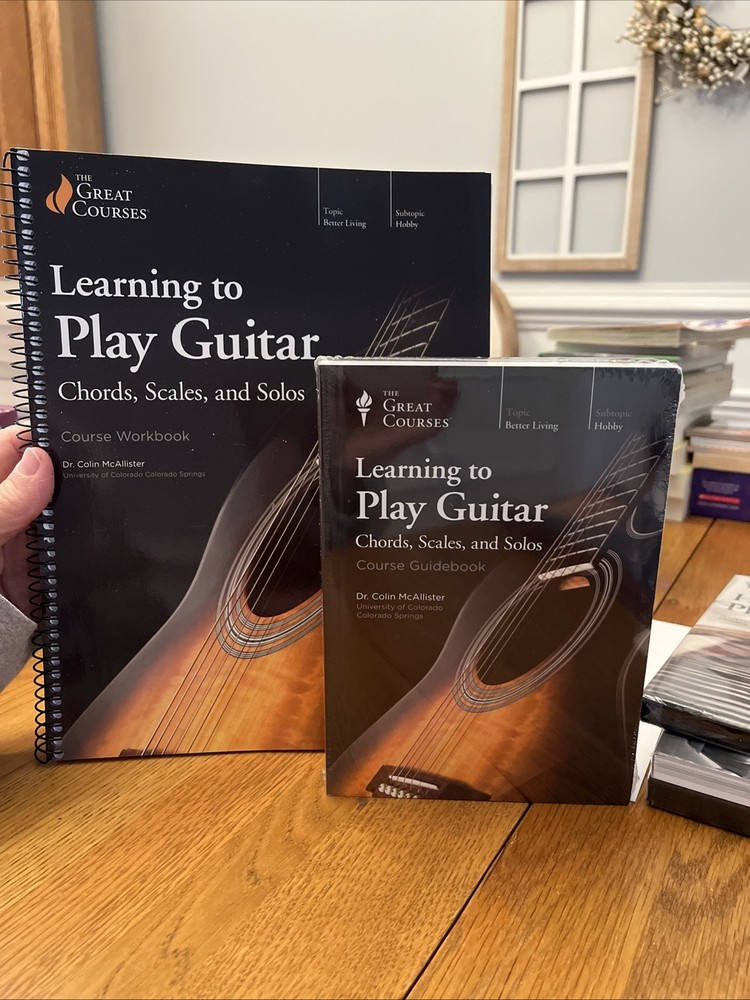 The Great Courses LEARNING TO PLAY GUITAR Guide & WORKBOOK New