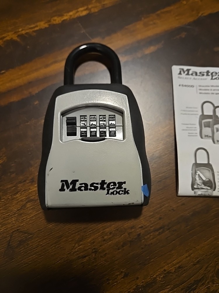 MASTER LOCK 5400D Lock Box, Padlock, 5 Keys