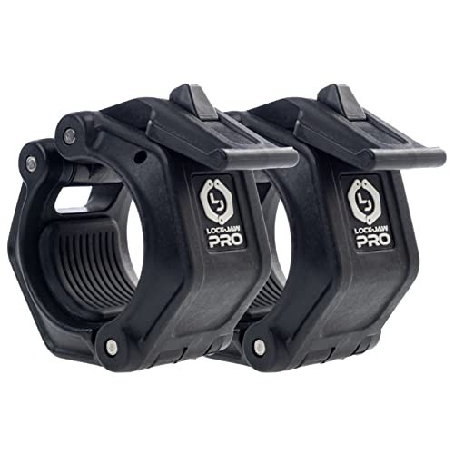 Quick Release Barbell Collars - Locking Clamp for Weightlifting & Gym Use