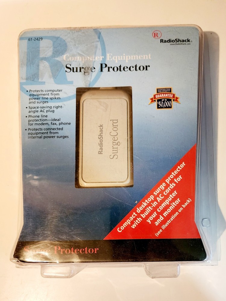 Radio Shack Computer Surge Protector Sealed New