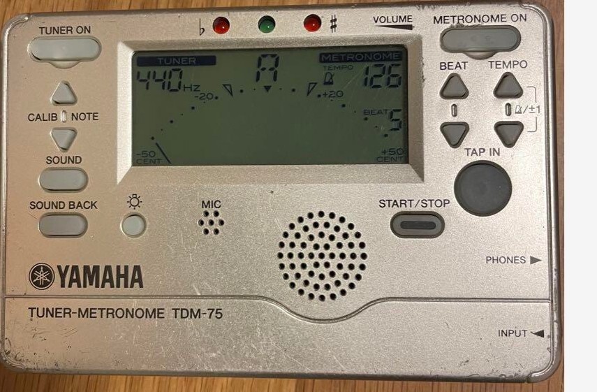 Yamaha Tuner & Metronome TDM-75