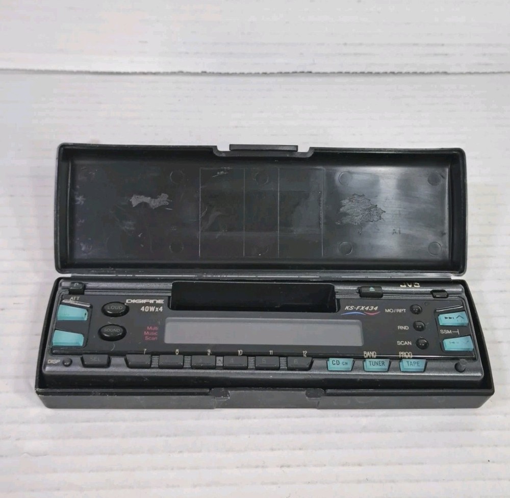 JVC KS-FX434 Faceplate Control Panel and Case Only Tested Works Replacement