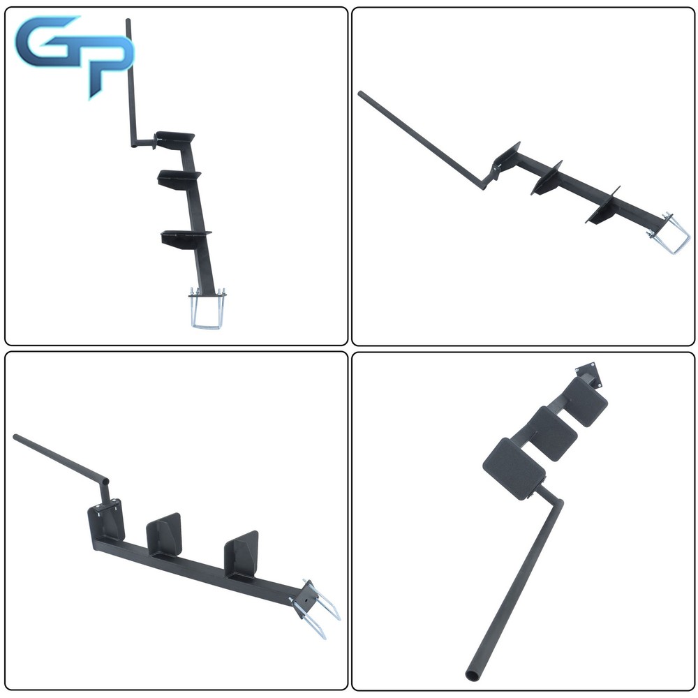 Universal Step Deep "V" Boat Trailer Steps Heavy-Duty Boat Steps w/ Handle