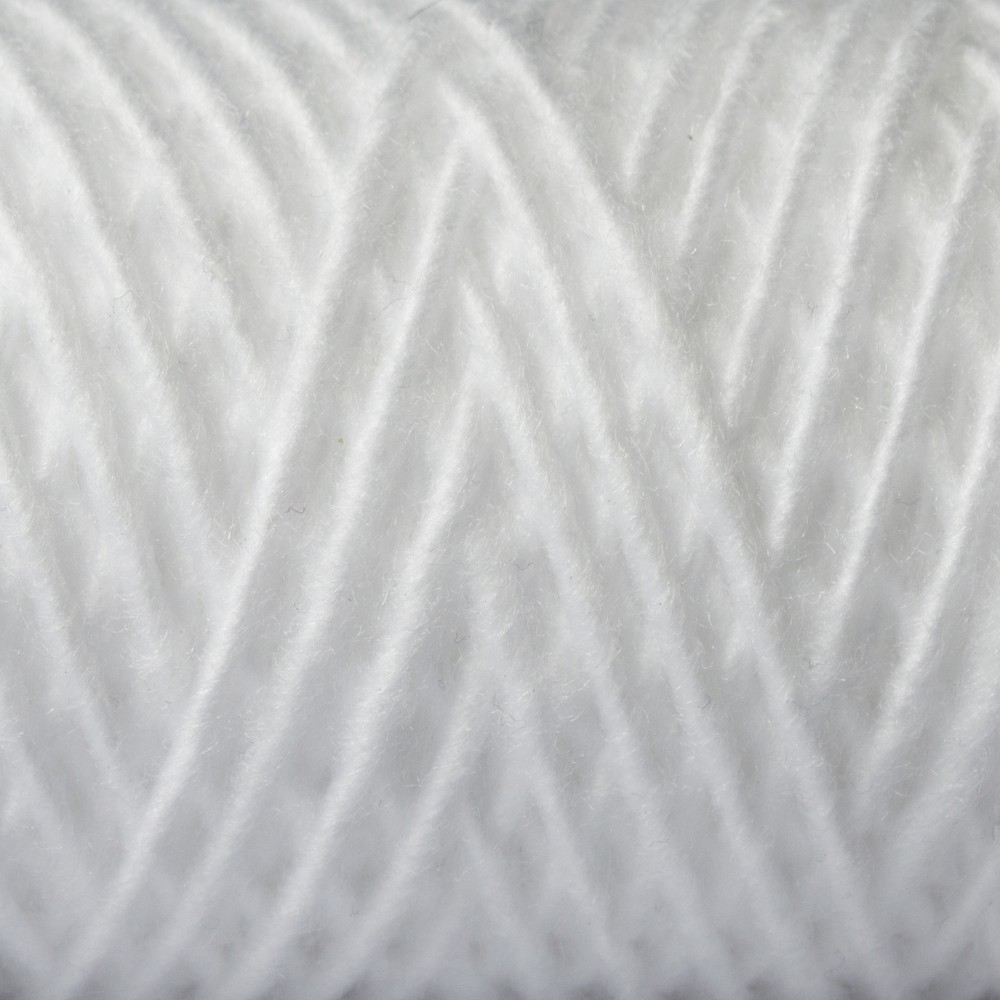 String Wound Sediment Water Filter Cartridge Standard 2.5x10" 50 Micron 50 Pack