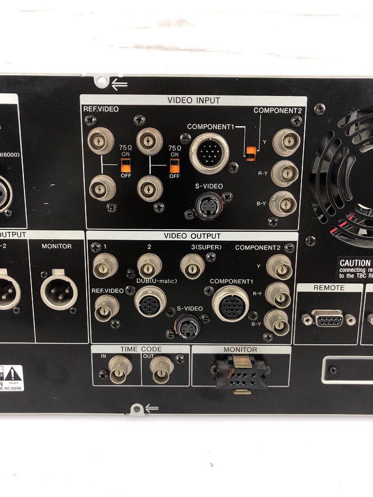 Sony PVW-2800 Betacam Recorder Audio Input Panel