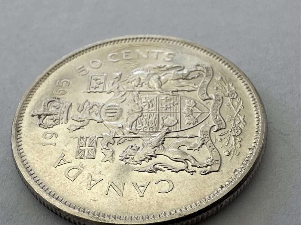 CANADA 1965 Silver Coin 50 Cents