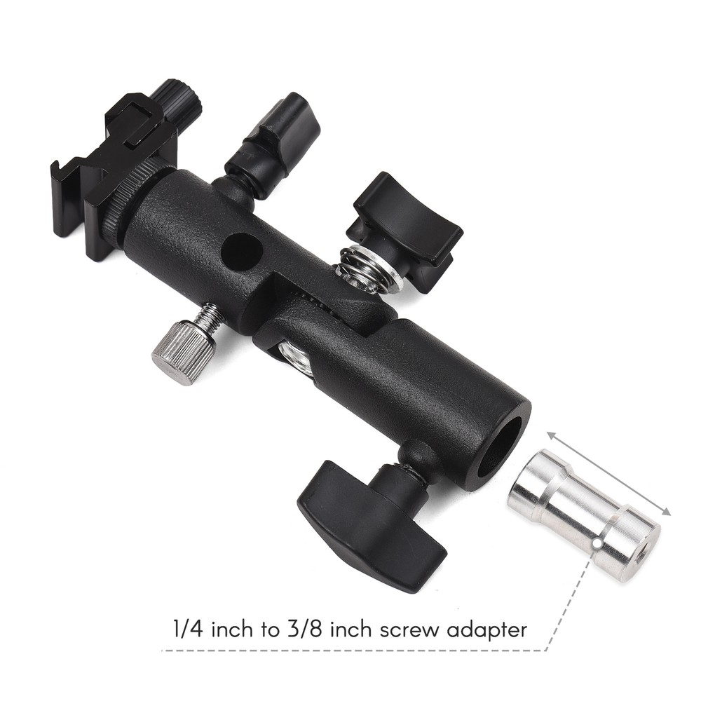 Flash Mount Speedlite Swivel Bracket Flash Stand Bracket with Cold O9T9
