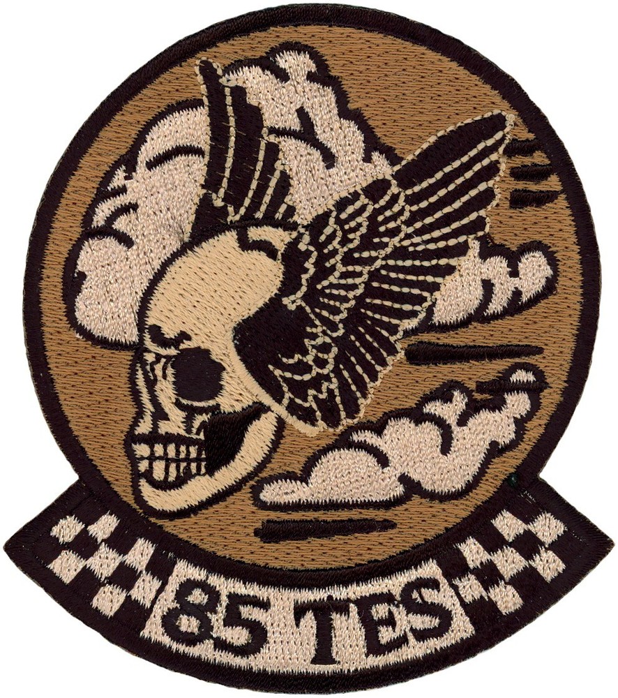 USAF 85th TEST EVALUATION SQUADRON PATCH - DESERT