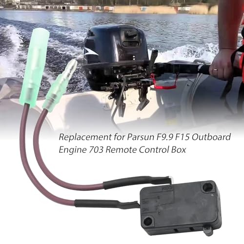 703-82540-00 Black Push Button Automatic Boat Motor Neutral Switch,