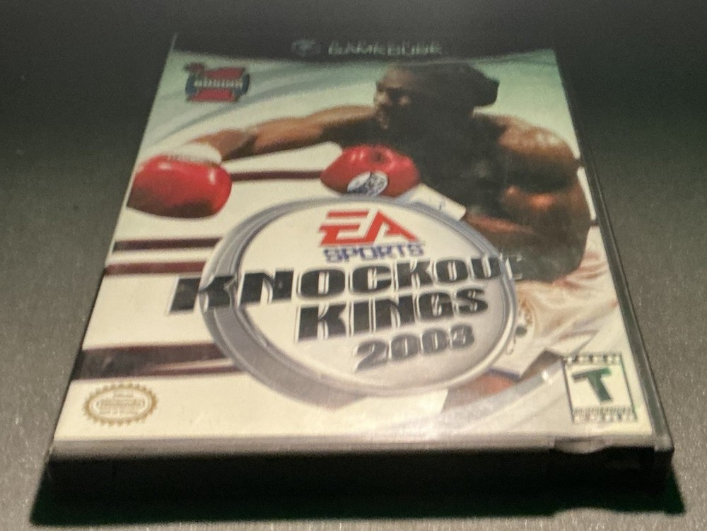 Knockout Kings 2003 Nintendo GameCube Authentic ~case & manual ~J1058
