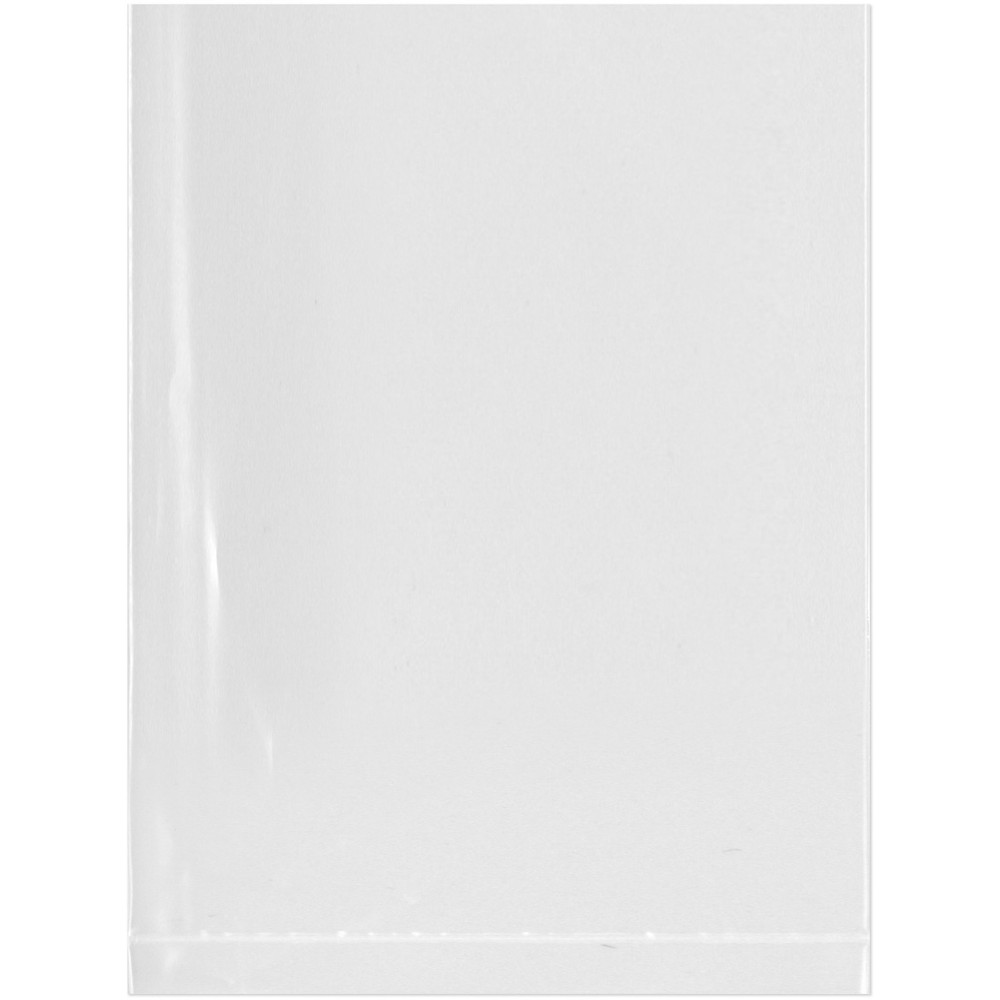 Plymor 3" x 4", 4 Mil Flat Open Clear Plastic Poly Bags