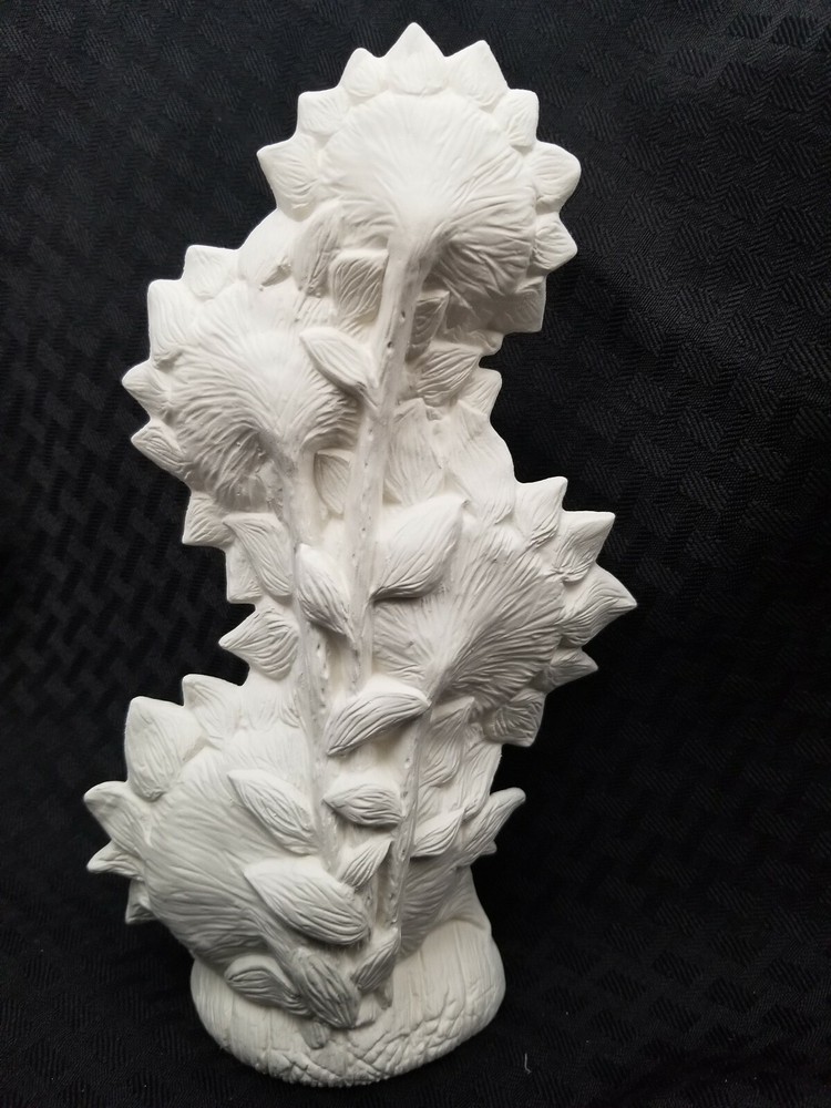 Sunflower Stack Ready to Paint, Unpainted Ceramic Bisque