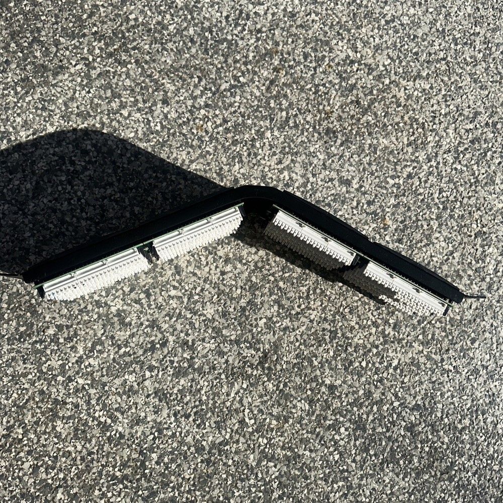 Leviton CAT 48 Port Angled Patch Panel w/ Cat 6A+ Plugs