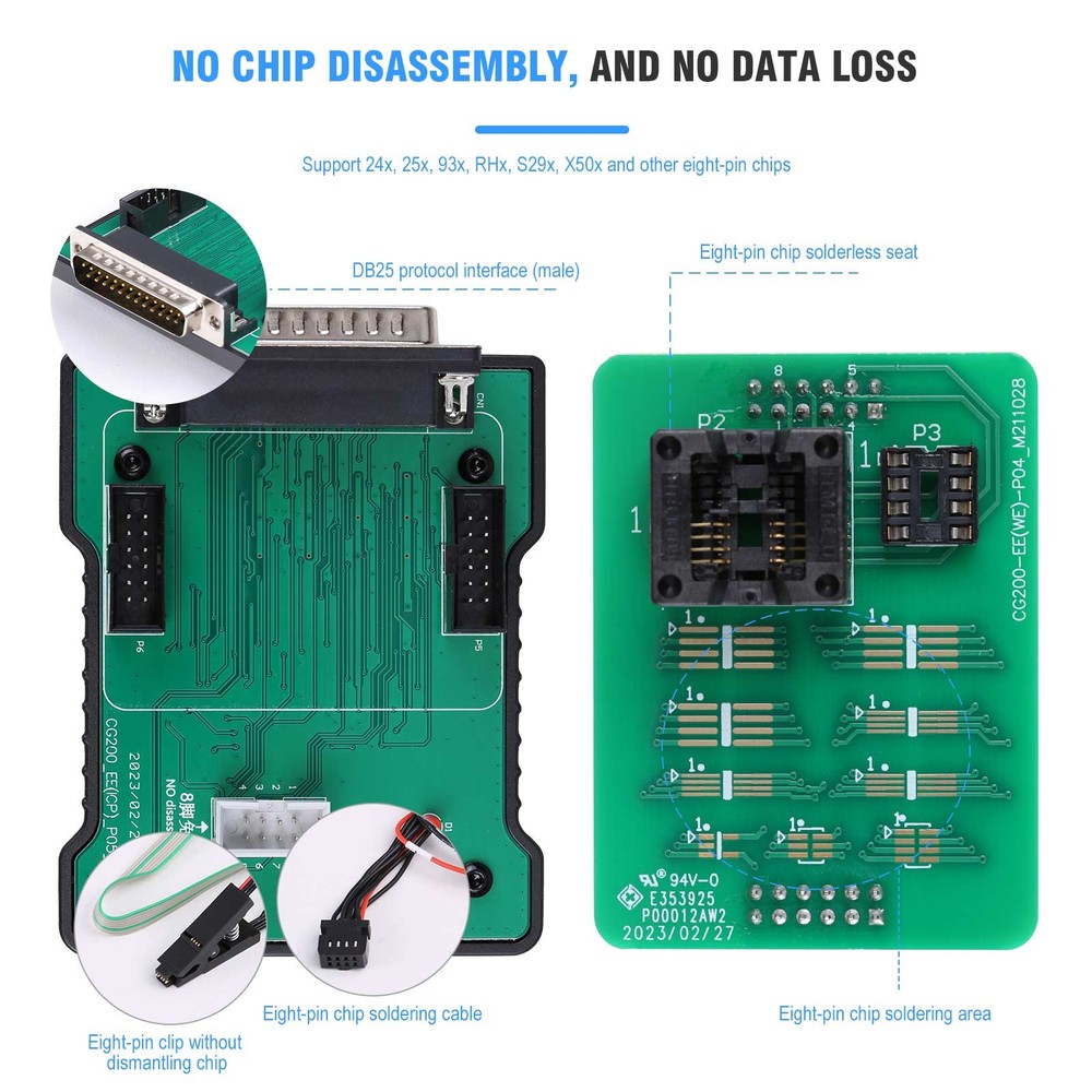 CGDI CG100X New Generation Programmer Mile-age Adjust Chip Reading,SRS Reset