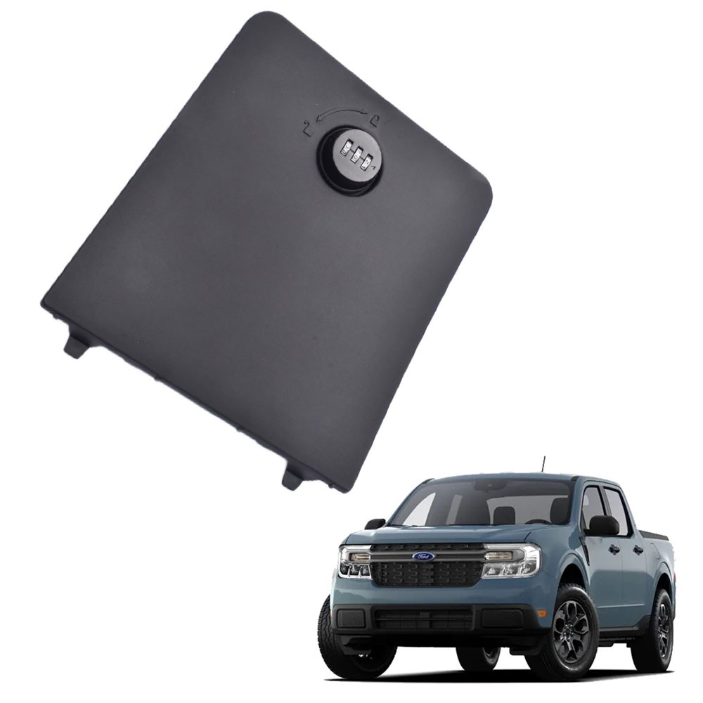 For 22-25 Ford Maverick Hidden Bed Cargo Partition Storage Bin cover w/Code Lock