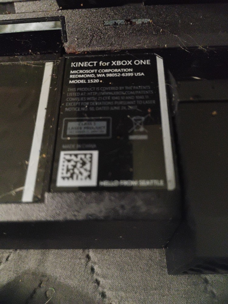 Microsoft Xbox One Kinect Sensor Bar - Black Un Tested