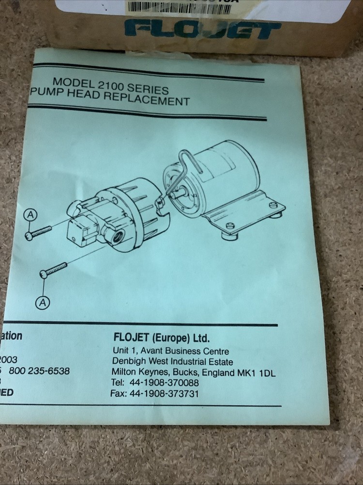 Flojet Model 21050615A