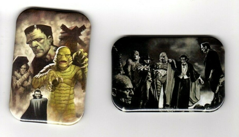 UNIVERSAL MONSTERS   2  REFRIGERATOR MAGNET  2" X 3"  WITH ROUNDED CORNER