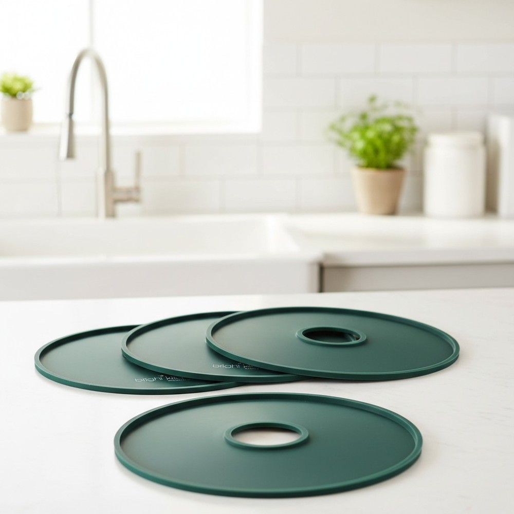 Fruit Leather Silicone Dehydrator Sheets - 4 Pack, Fit Nesco Round/Square Models