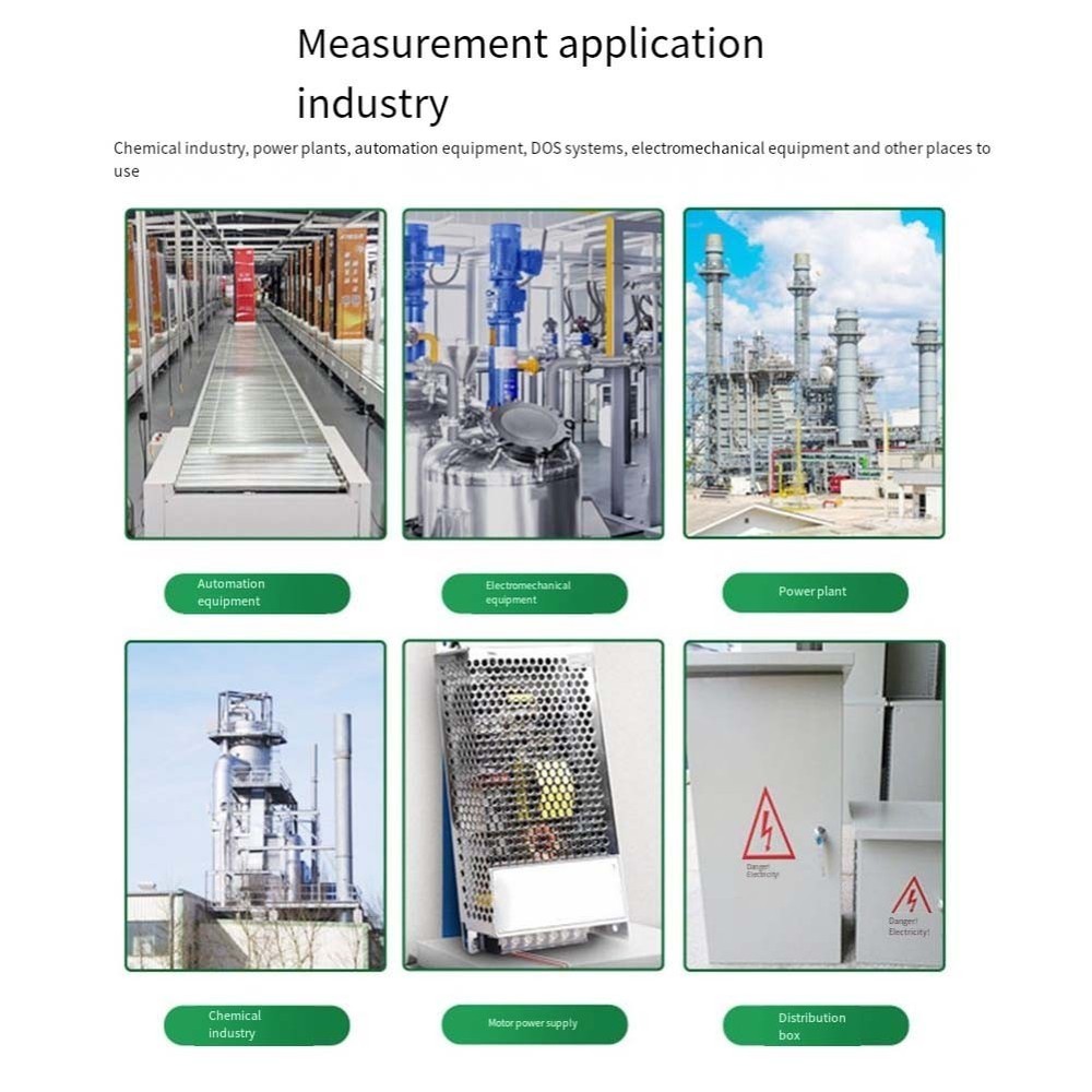 Combination Current Voltage Frequency Meter for Electromechanical Devices