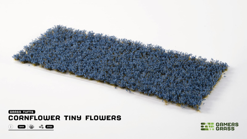 Gamer's Grass: Cornflower Tiny Flowers (4mm)