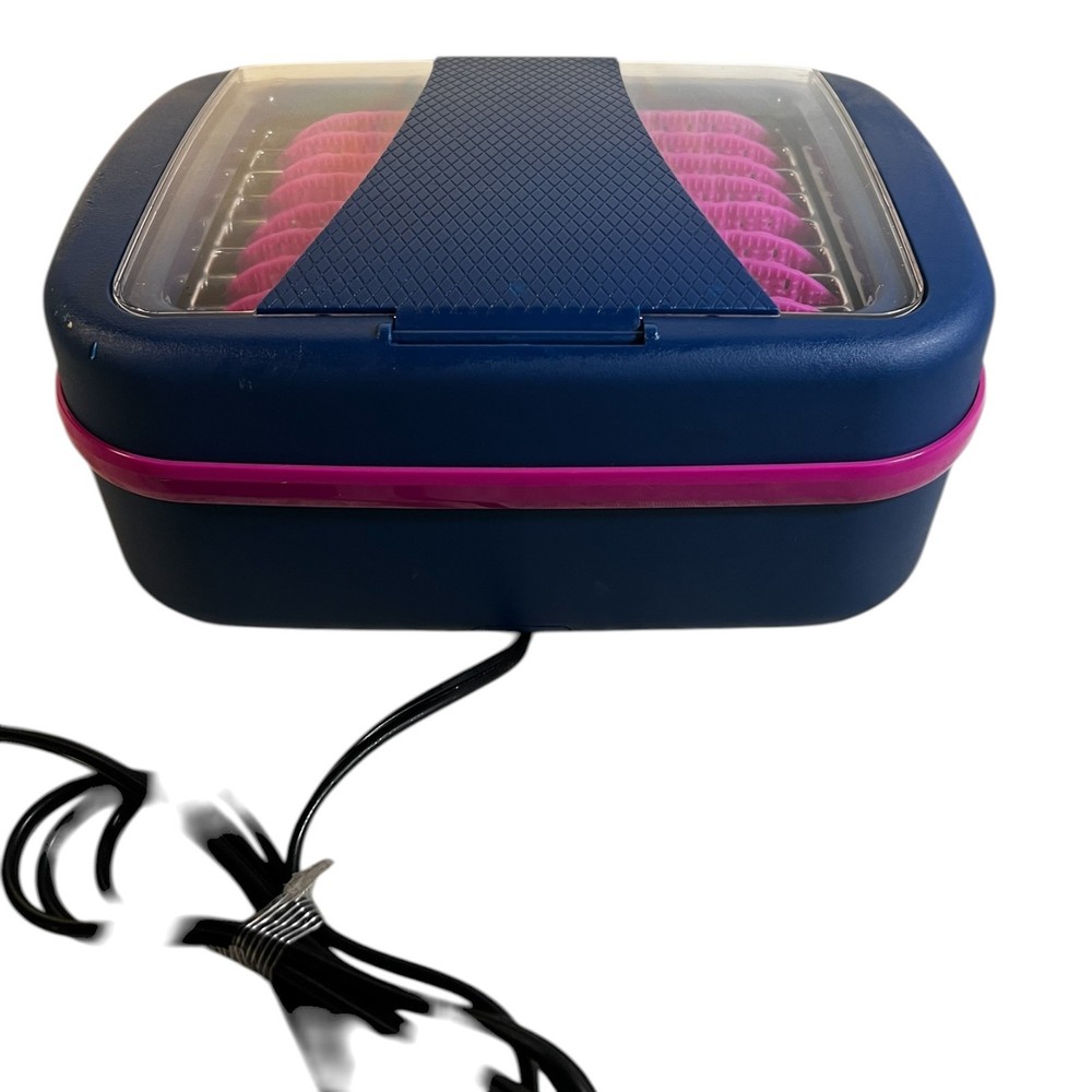 Conair InfinitiPro Hot Rollers Set Pink Flex Inserts Heated Curlers