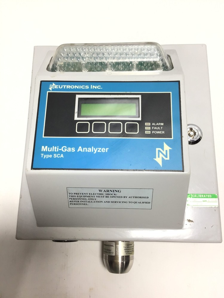 Neutronics Inc Serial #420 Type SCA Multi-Gas Analyzer for 110V Operation 60Hz