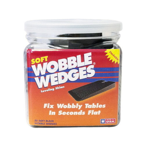 Krowne Soft Wobble Wedge Black | 30/Pack