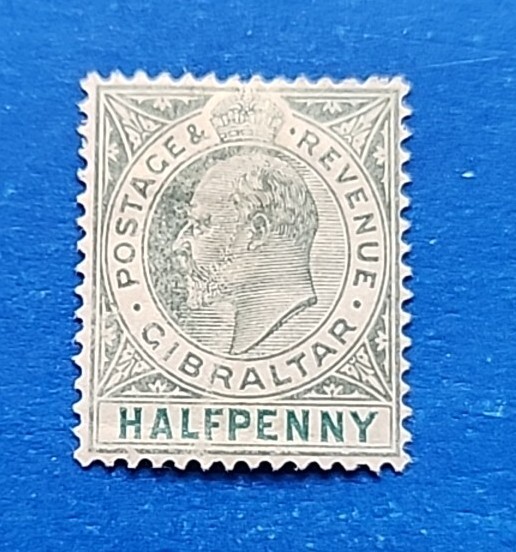 Gibraltar Stamp, Scott 39 Mint And Hinged