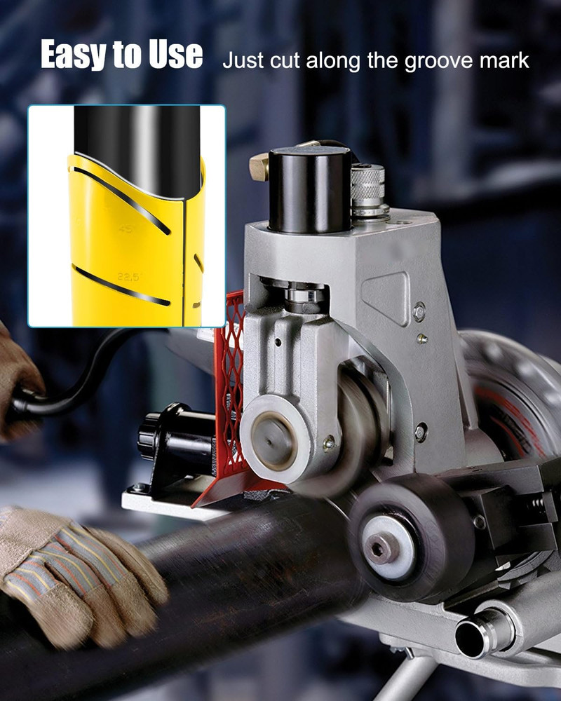 Magnetic Pipe Cutting Guide Kit - 6PCS for Precise Angled Cuts