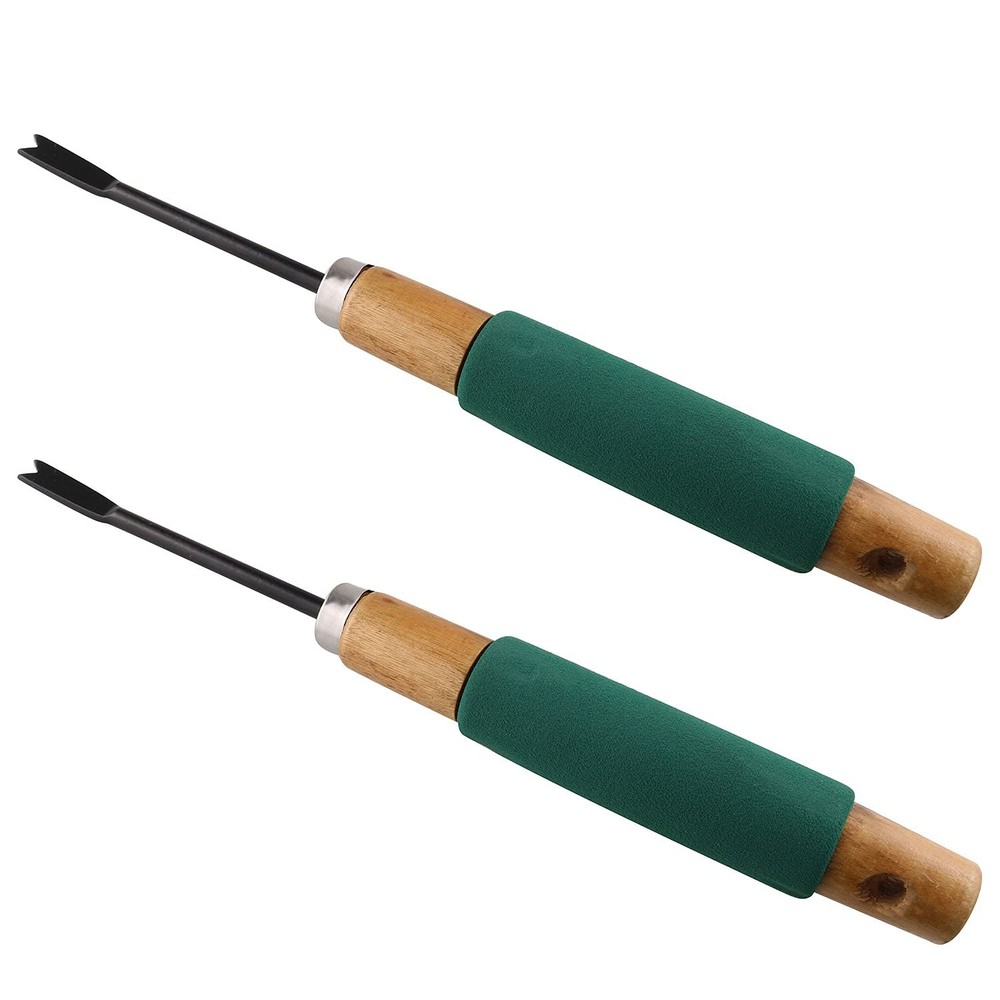 2 Pcs Weeder Tool Weed Picker Hand Weeder Puller Hand Tool Dandelion Fork Wee...