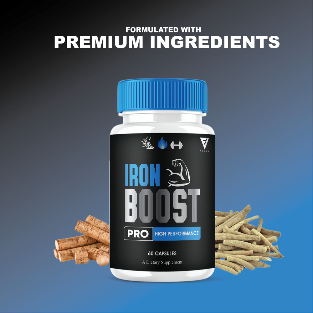 Iron Boost Pro High Performance Supplement, IronBoost (60 Capsules)