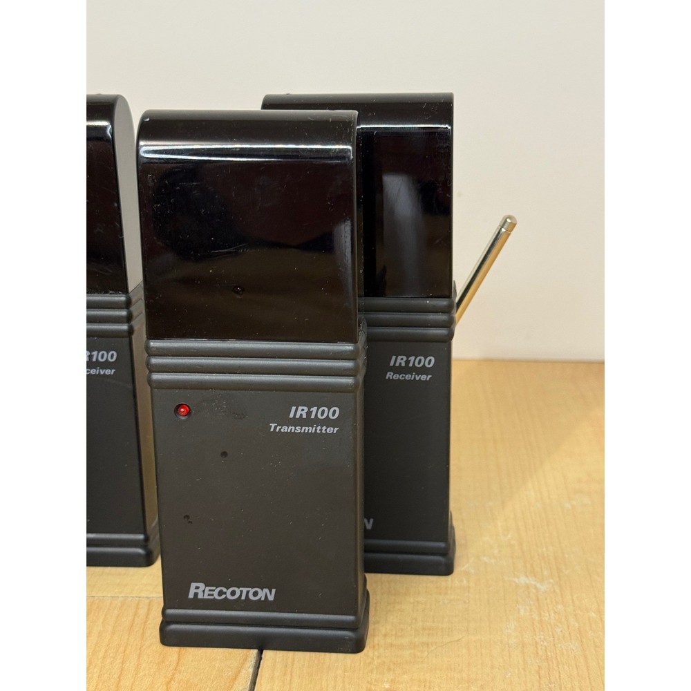 Recoton IR100 Wireless Infrared Remote Control Extender Transmitter Receiver Set