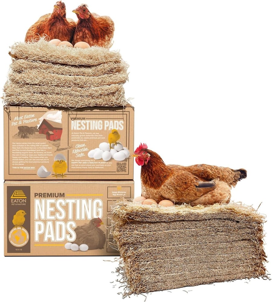 10-Pack of Aspen Nesting Pads - Fresh & Clean 13x13 Bedding Solution