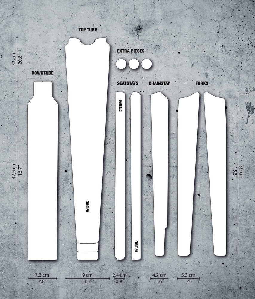DYEDBRO - Gravel Frame Protector - Multiple Styles
