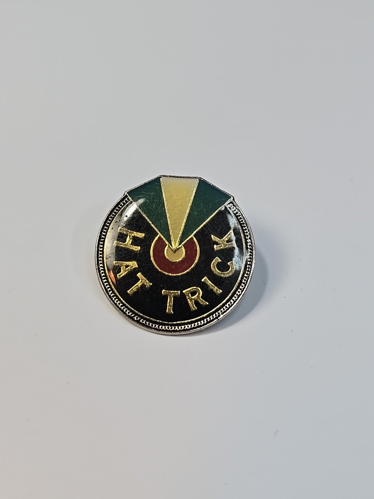Hat Trick Darts Score Lapel Pin