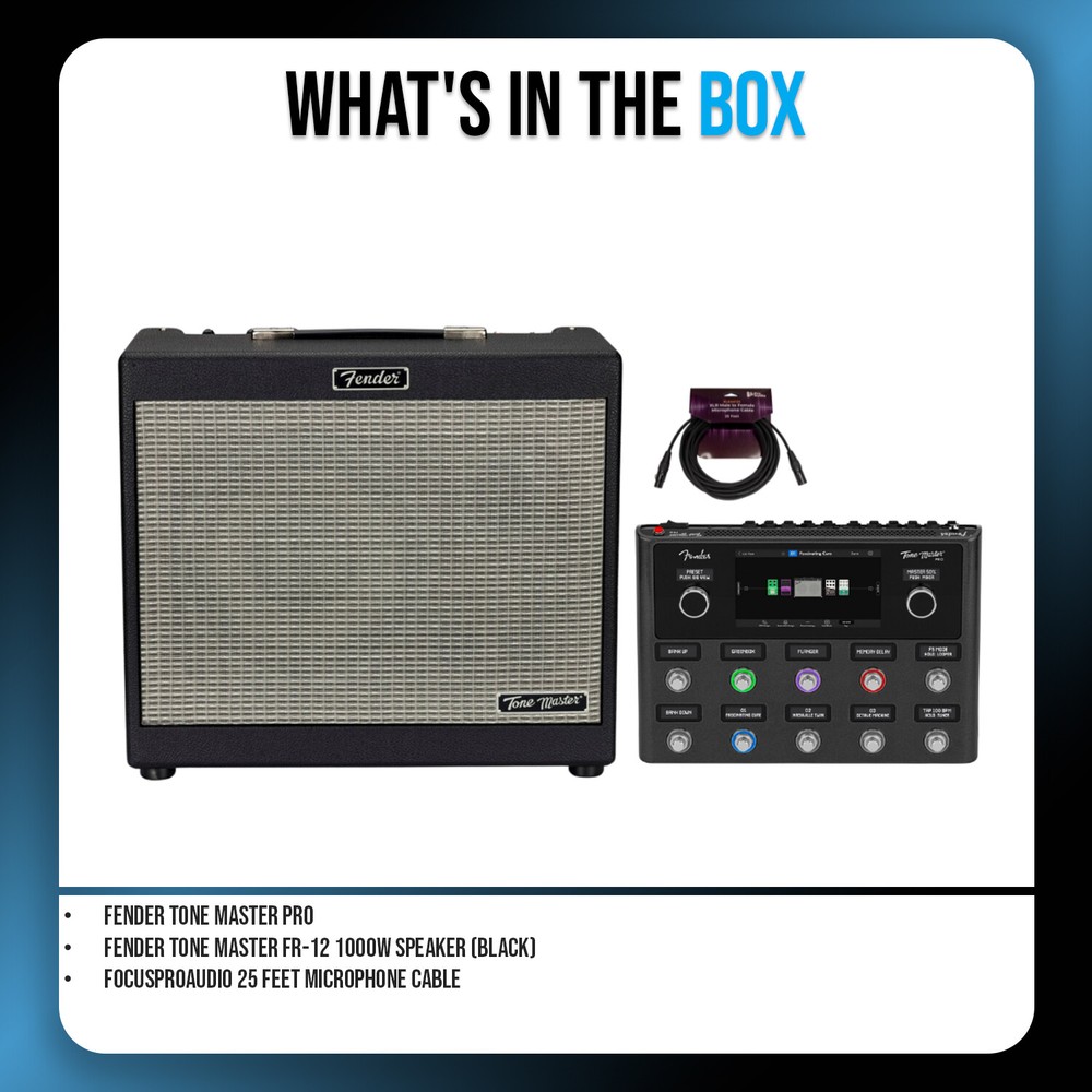 Fender Tone Master Pro with Over 500 Presets and SP1 TMP Compatibility Bundle