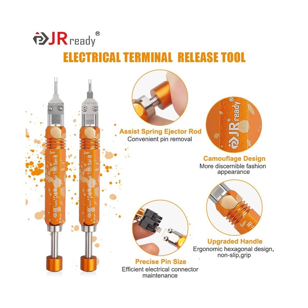 JRready ST5262 2Pcs Molex Micro Fit Extractors Microfit Terminal Release Tool...